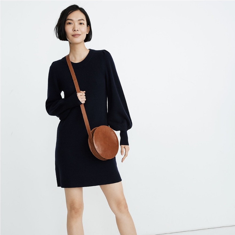 Madewell Navy 100% Cashmere Dress Small